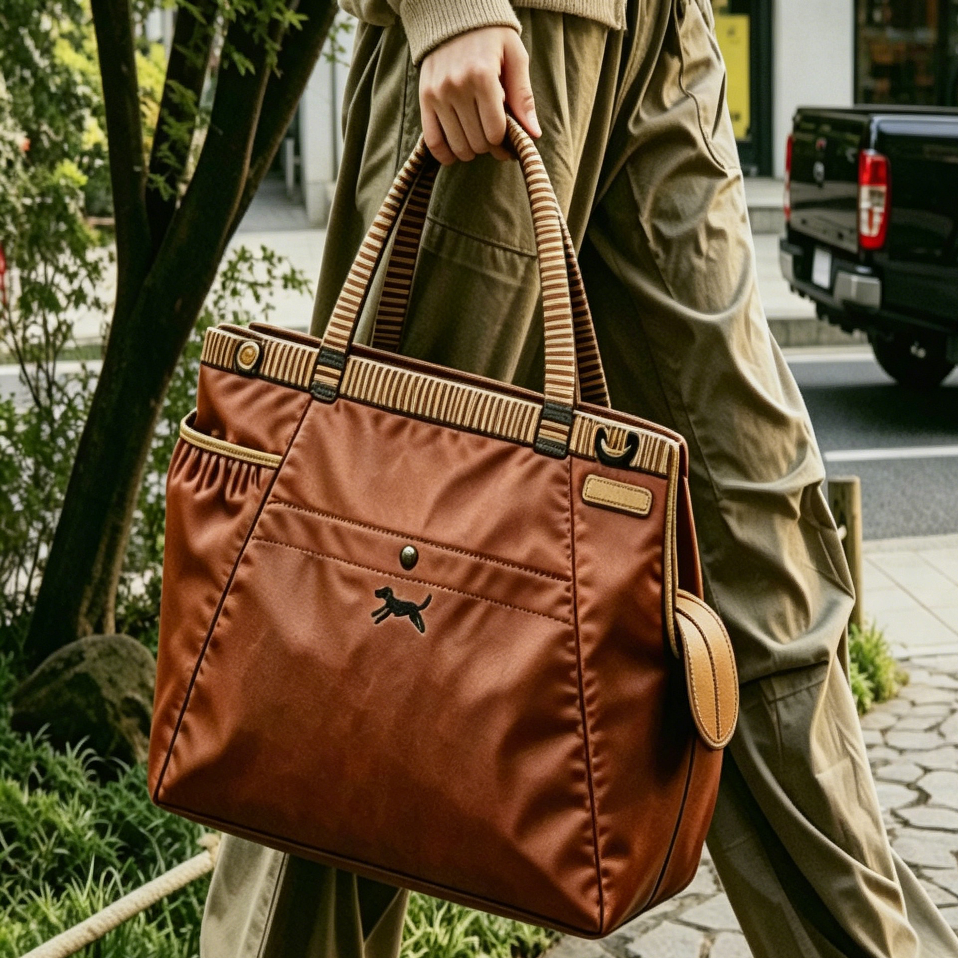 IFOURTHSTYLE Large Reusable Fashion Shopping Bag