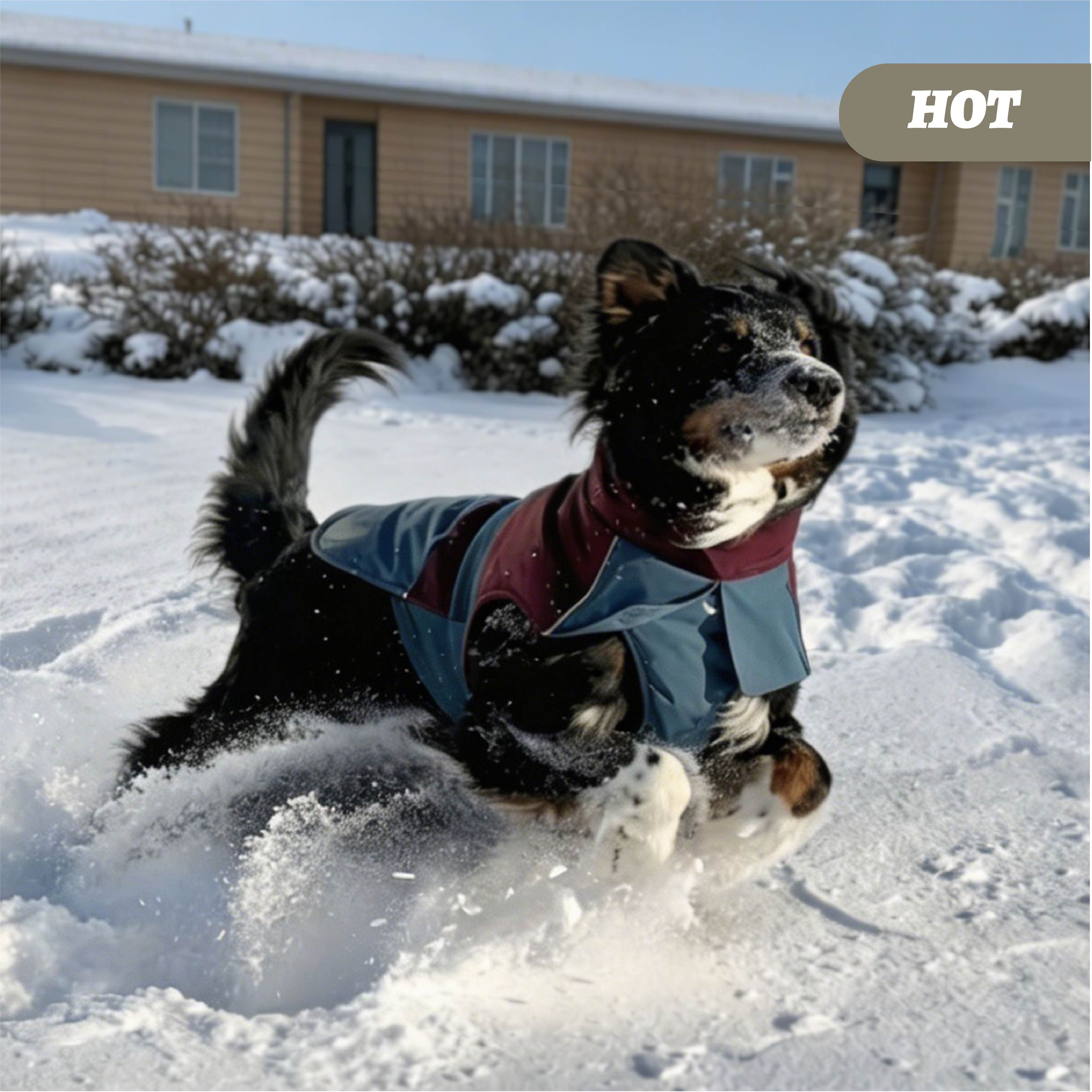 Dog Winter Outdoor Jacket Warm & Waterproof