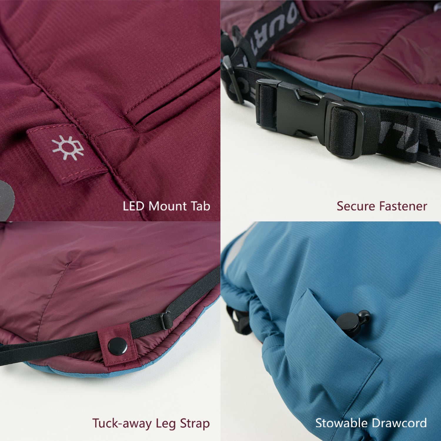 Dog Winter Jacket and Raincoat Set Waterproof 2-Pack