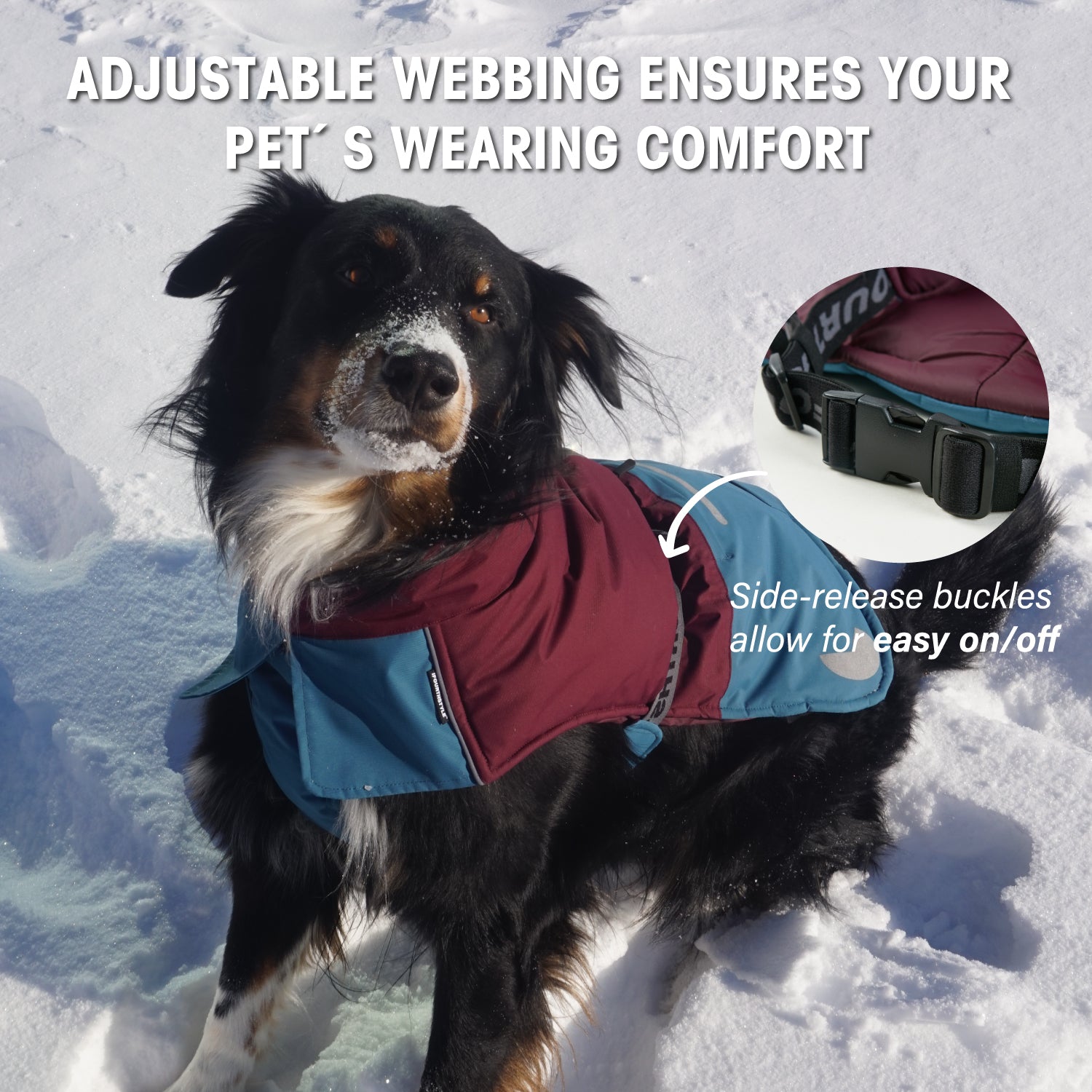 Dog Winter Outdoor Jacket Warm & Waterproof