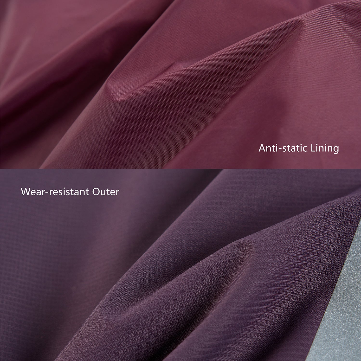 Dog Raincoat & Packable Rain Jacket Humans Matching Set （Purple）