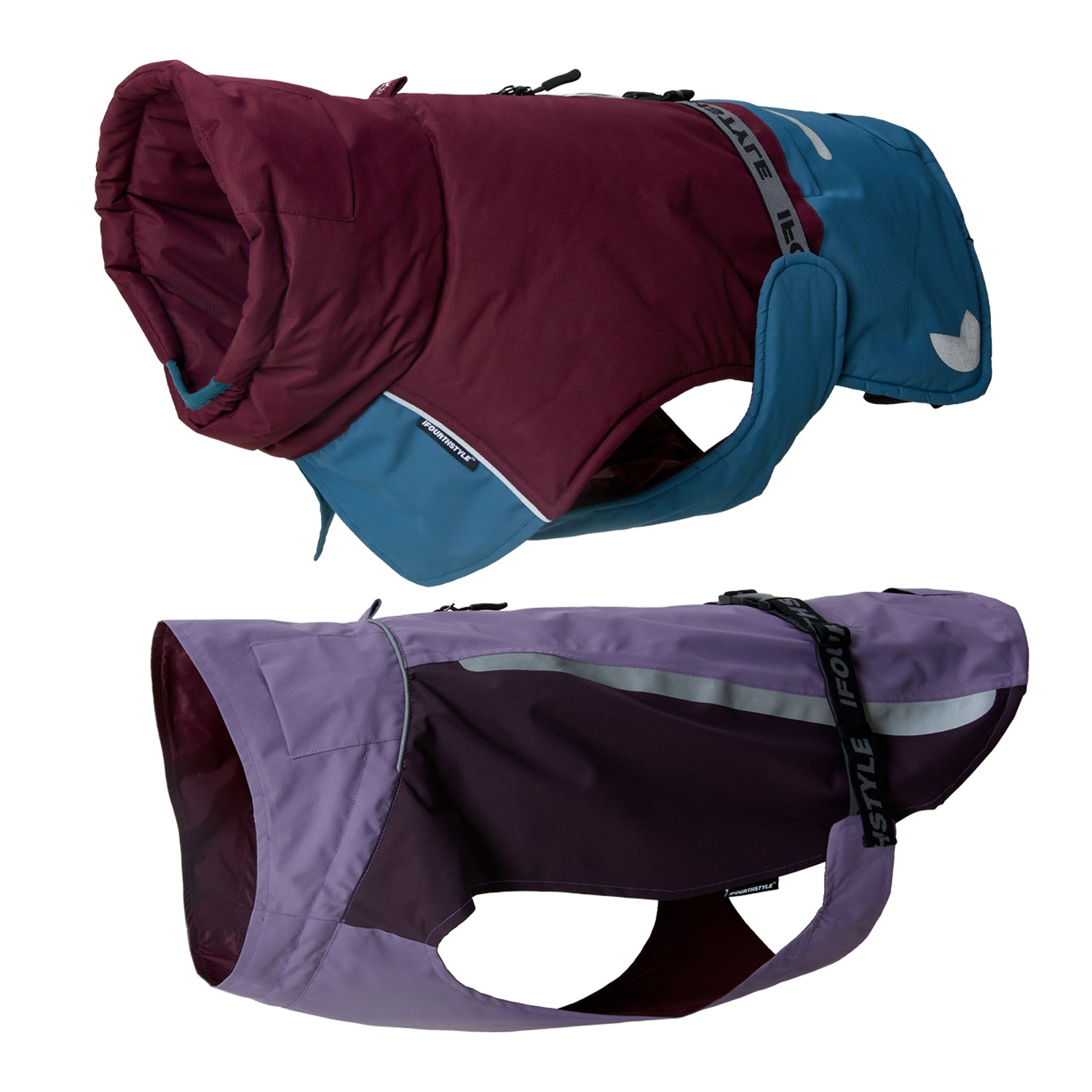 Dog Winter Jacket and Raincoat Set  Waterproof 2-Pack